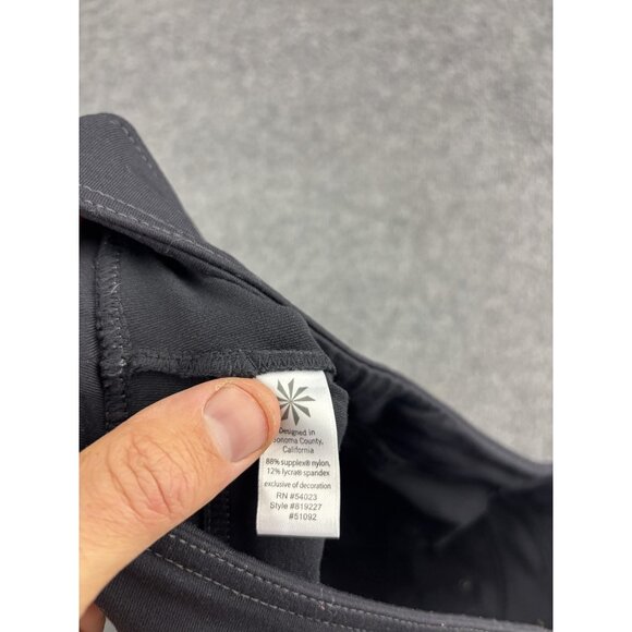 Athleta Pants Womens Small Black Bootcut Yoga Supplex Nylon Style 819227 - Picture 9 of 9